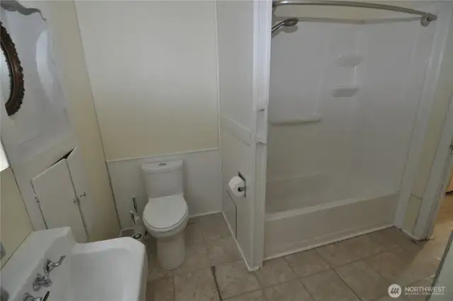 Front house bathroom.