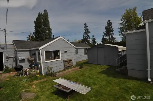 House in back.