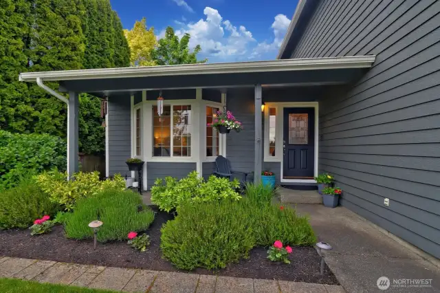 Entry Siting Area, Ring DoorBell & Windowed Front Door.
