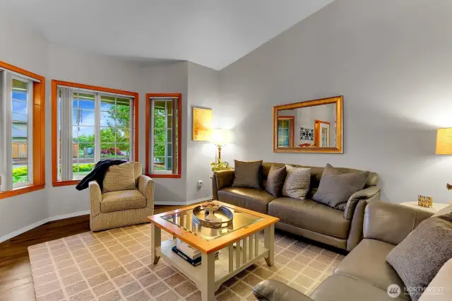 Picture Windows in Living Room
