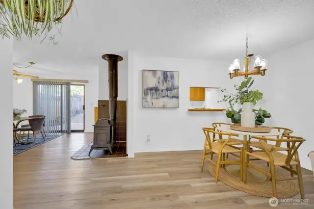 Bright, refreshed interiors with updated flooring and paint.