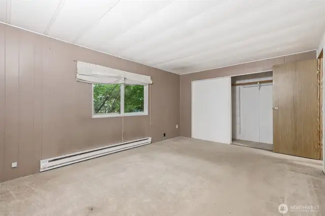 Primary suite with attached bath
