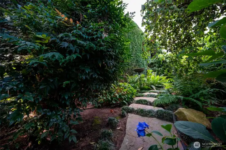 Private garden oasis