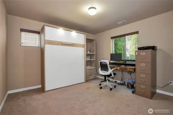 Bedroom #1 with Murphy Bed on Main level