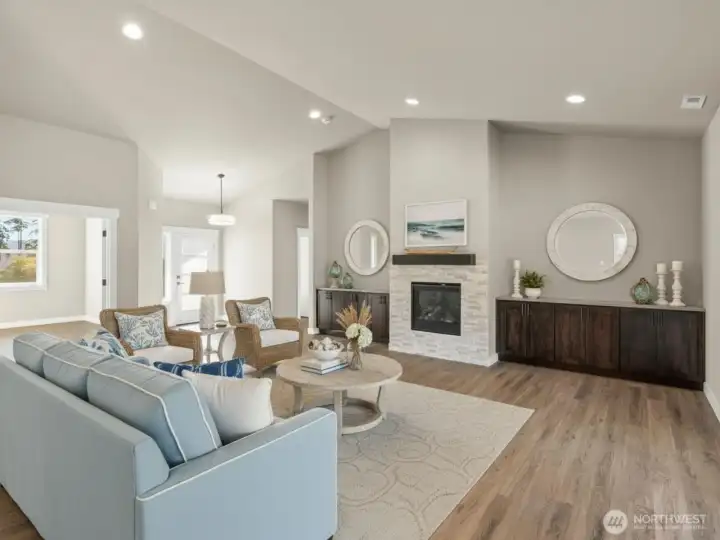 Living Room Virtually Staged