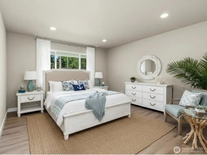 Primary Bedroom Virtually Staged