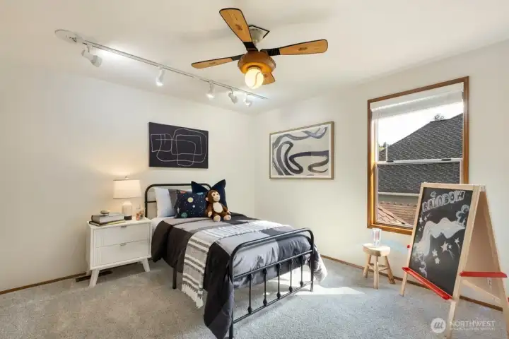3rd spacious upper level bedroom