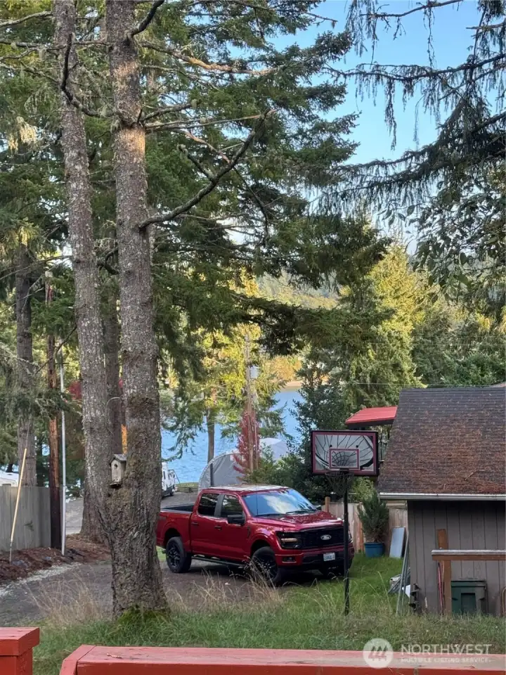 Peek a boo view from the deck