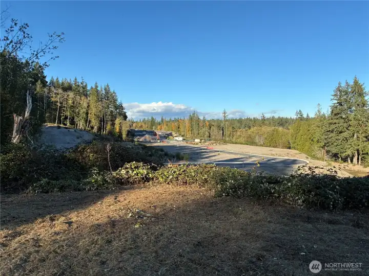 Adjacent north lot development.