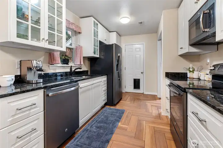 Kitchen with Granite Counter Tops