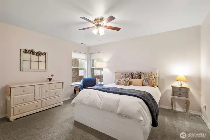 Primary Bedroom with Ceiling Fan