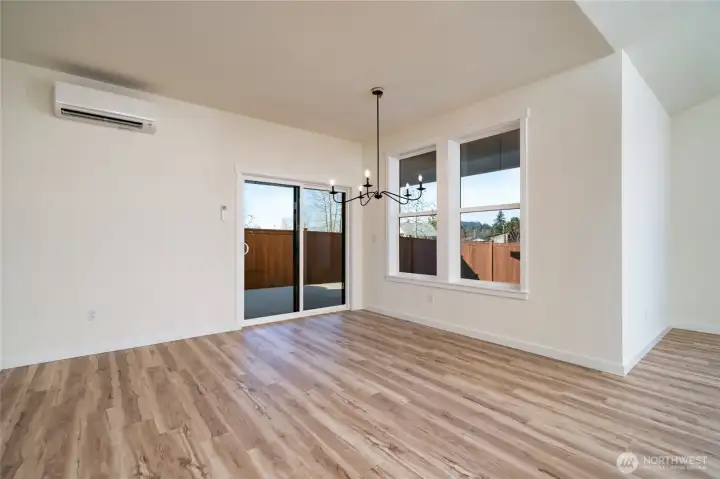 Dining area - Pics are of a different 1785 plan. Features and colors may differ.