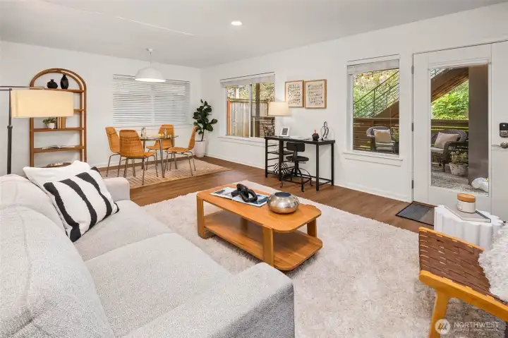 This chic modern escape isn't just an ADU—it's your next-level home office, guest pad, creative haven, or rec-room. Nice patio area and access to the private yard.