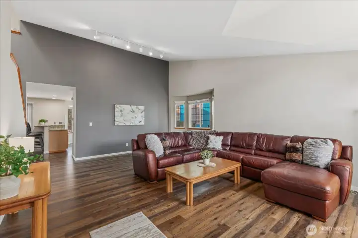 Light-filled entry with an inviting, open-concept layout