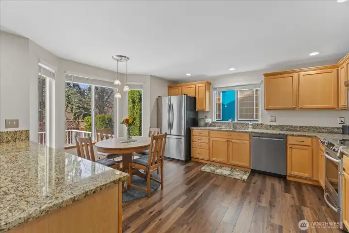 Generous kitchen space with seamless flow to main living areas