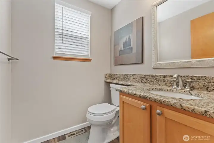 Main level guest bathroom