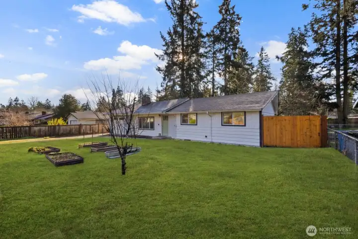 Right Side of Propery - Virtual Lawn