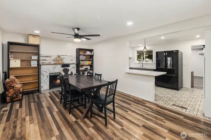 Main Living to Kitchen View
