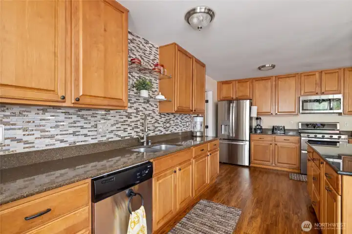 Kitchen with plenty of counter space