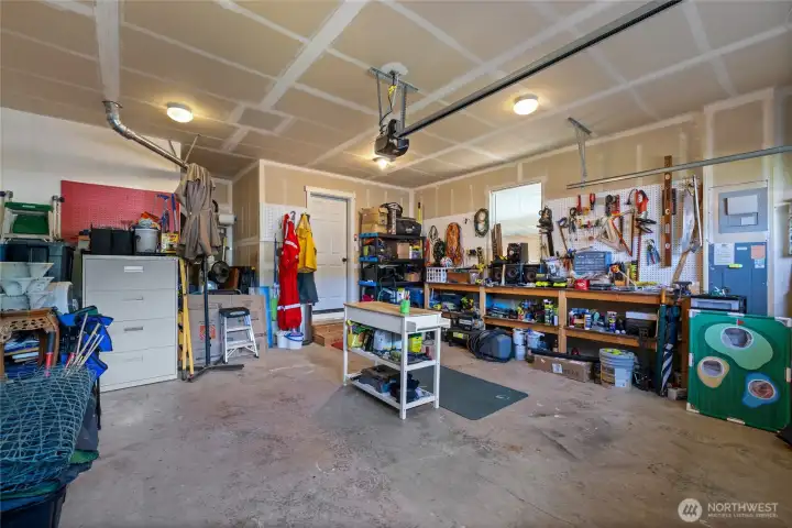 Garage with Shop