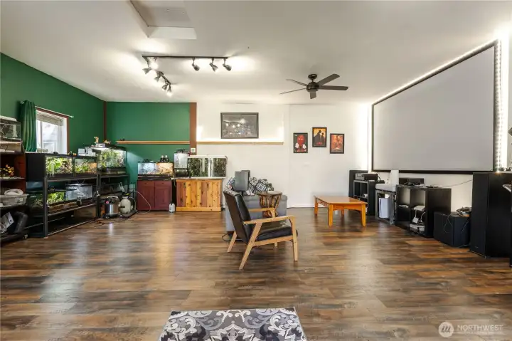 Studio Interior with Wood Floors