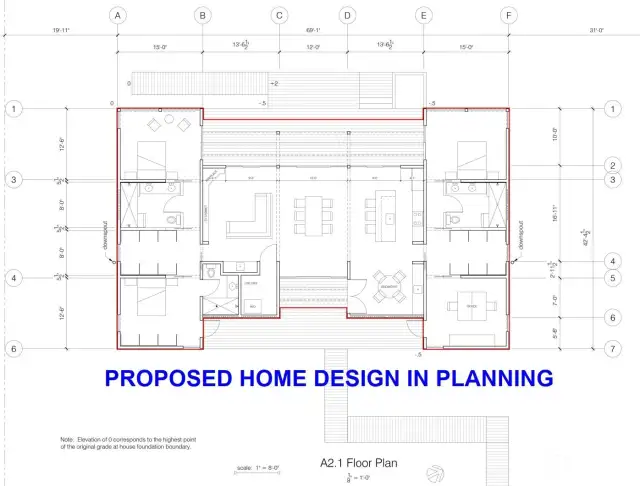 Proposed New Residence - Floorplan