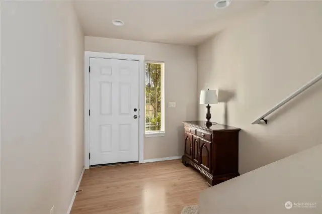 Large light entry way