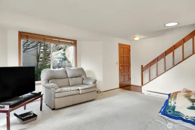 Unit B - Entry & Living Room.