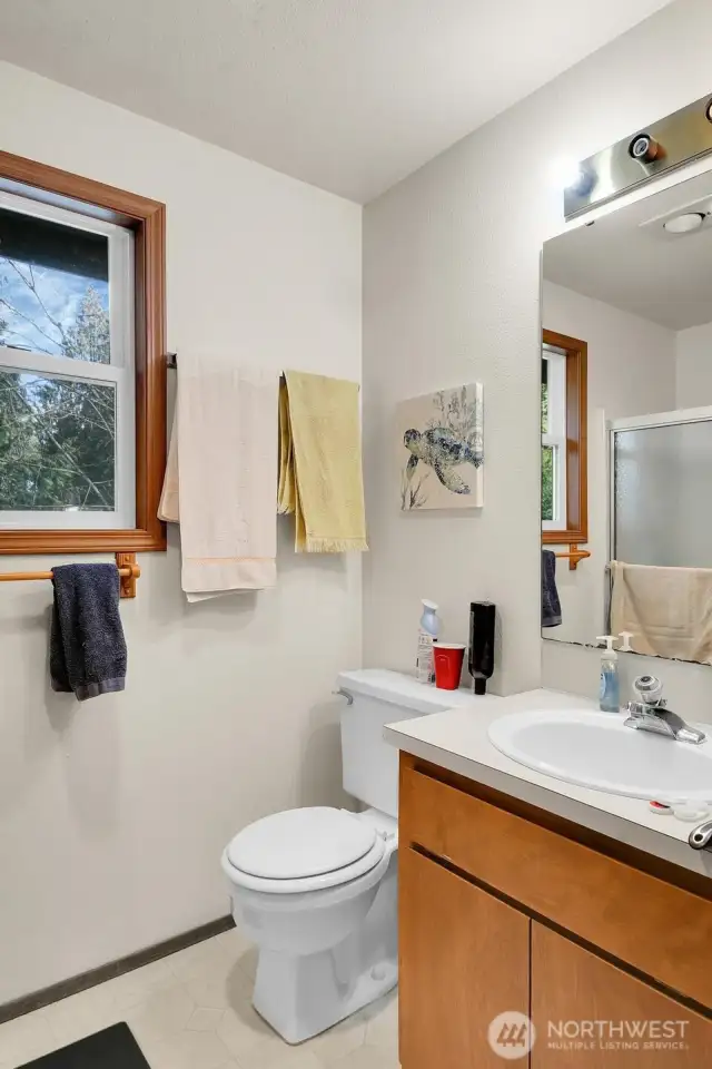 Unit B - Full Bath on upper floor.