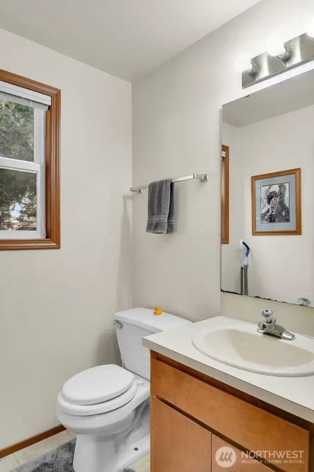 Unit A - Half Bath on main floor.