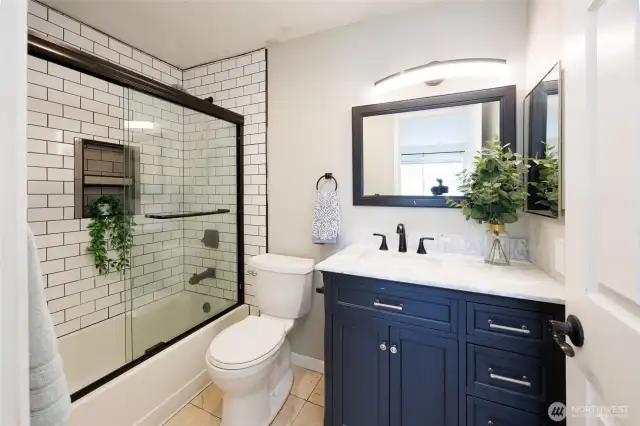 Updated Primary suite bathroom.
