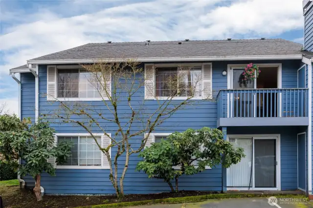 Top-floor, end-unit.