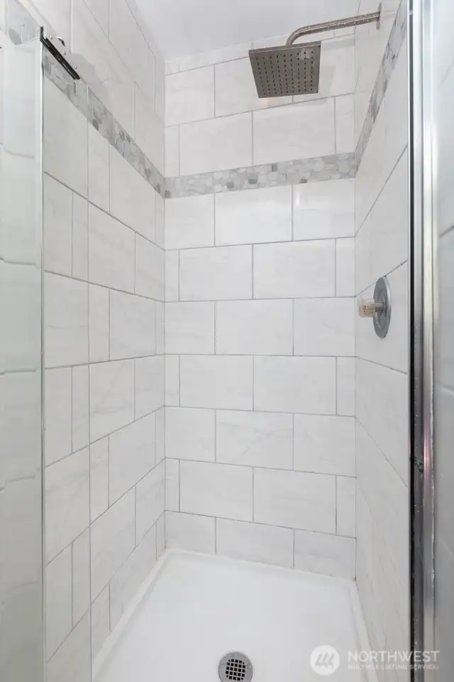 Master shower