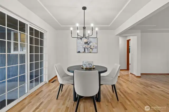 New stylish and modern lighting.