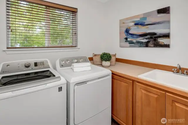 Upper utility room is for your convenience.