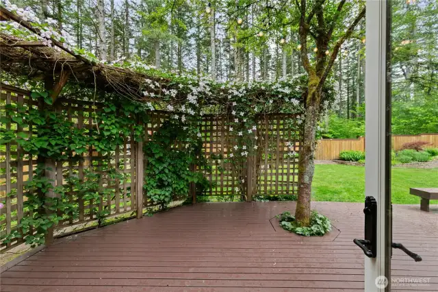 Private deck off primary suite