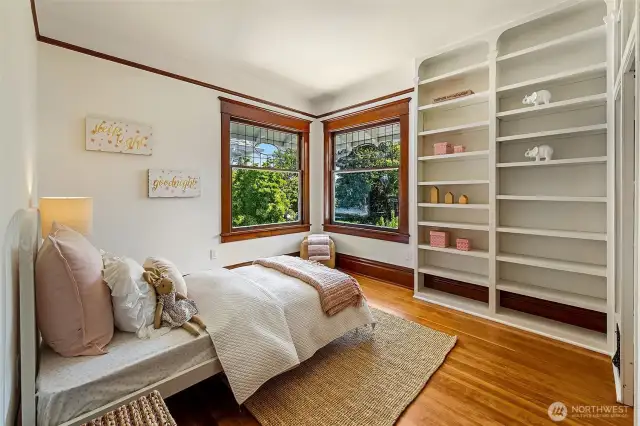 One of four bedrooms on the 2nd floor - this one is found in the NE corner.