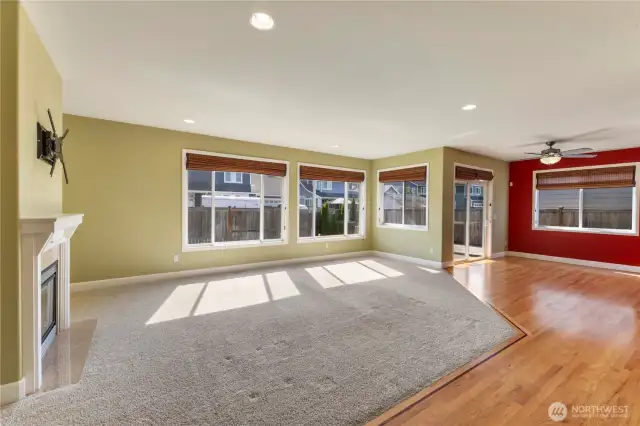 Additional view of the great room.