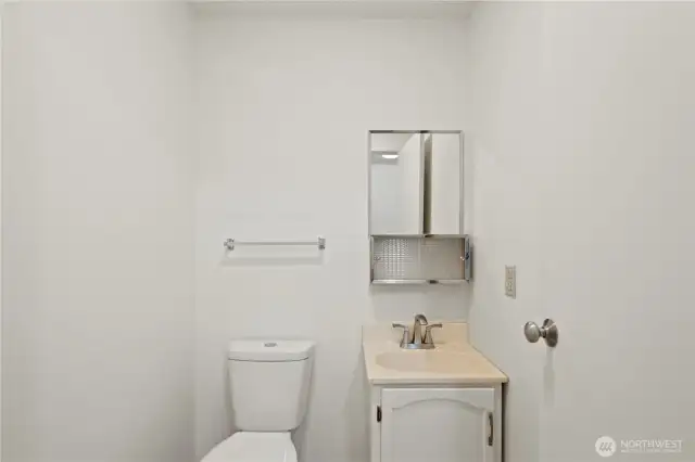 Half Bath off mudroom