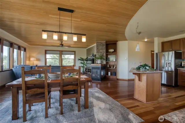 Dining/Living Room and Kitchen