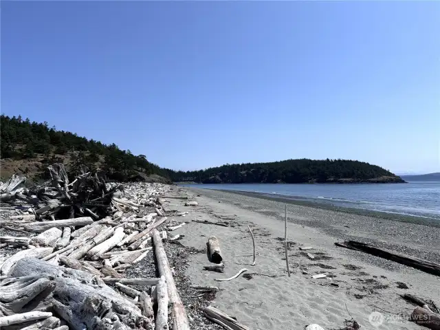 Local beach offers miles for exploring and beachcombing