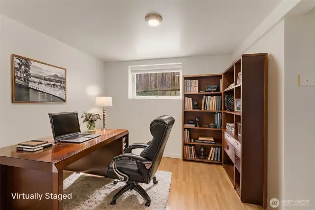 Basement apartment virtually staged