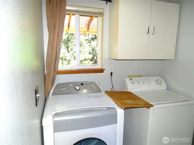 Large Capacity Washer and Dryer.