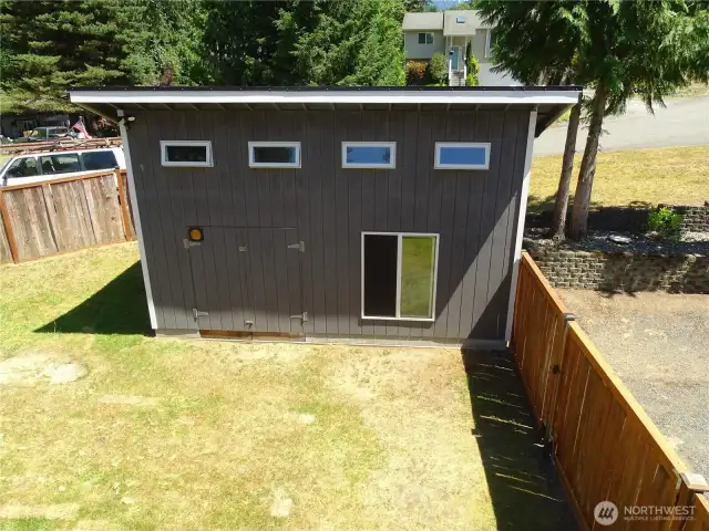 12x20 Work Shop With A Storage Loft.