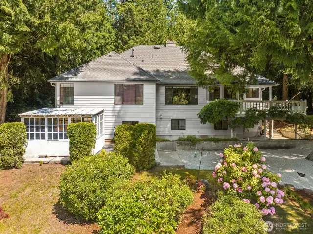 Maturely Landscaped Backyard