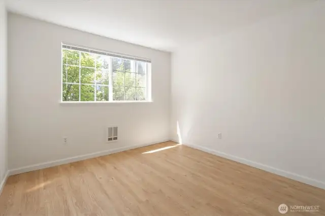 Third bedroom’s the charm! The third bedroom offers the flexibility for a home office, craft room or guest space.
