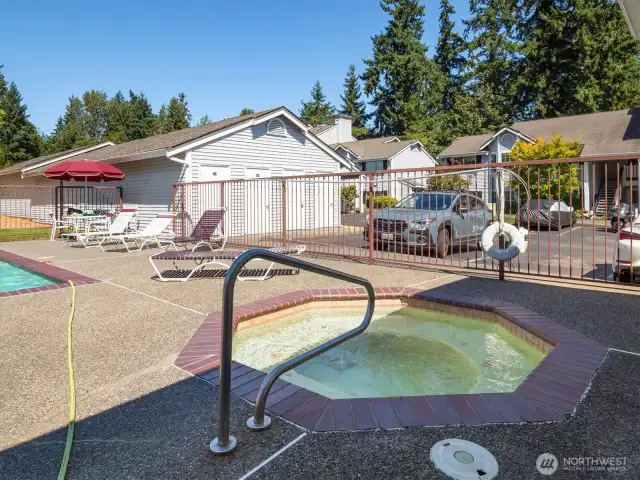 The hot tub for a cool day.
