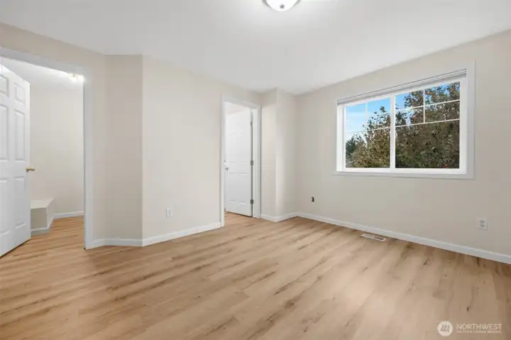 Master Bedroom located on the 2nd level