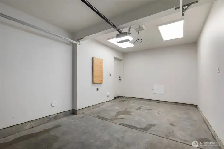 Attached Garage on lower floor