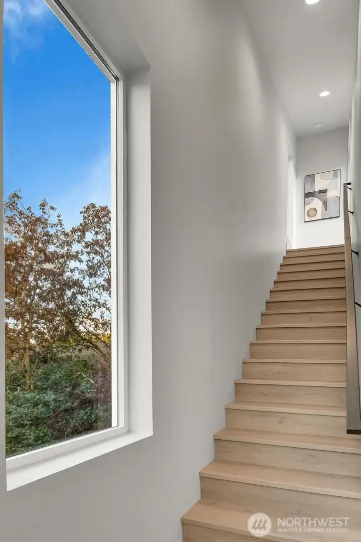 Light  filled stairways